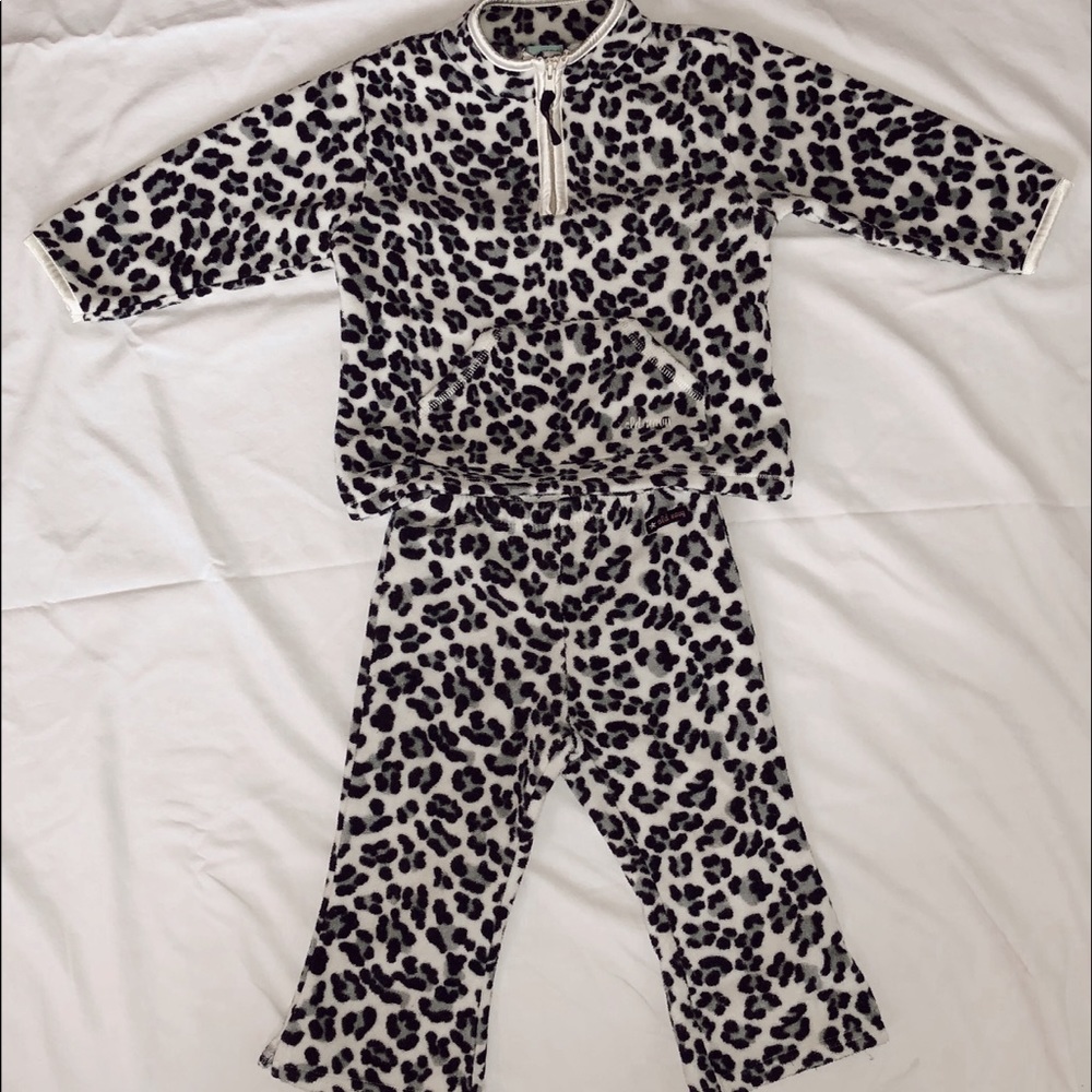 Leopard two piece jumpsuit